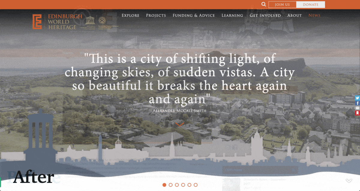 EWH - before and after